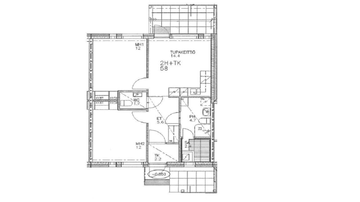 Merituuli Serviced Apartments, Kempele 2Br Apartment With Sauna المظهر الخارجي الصورة